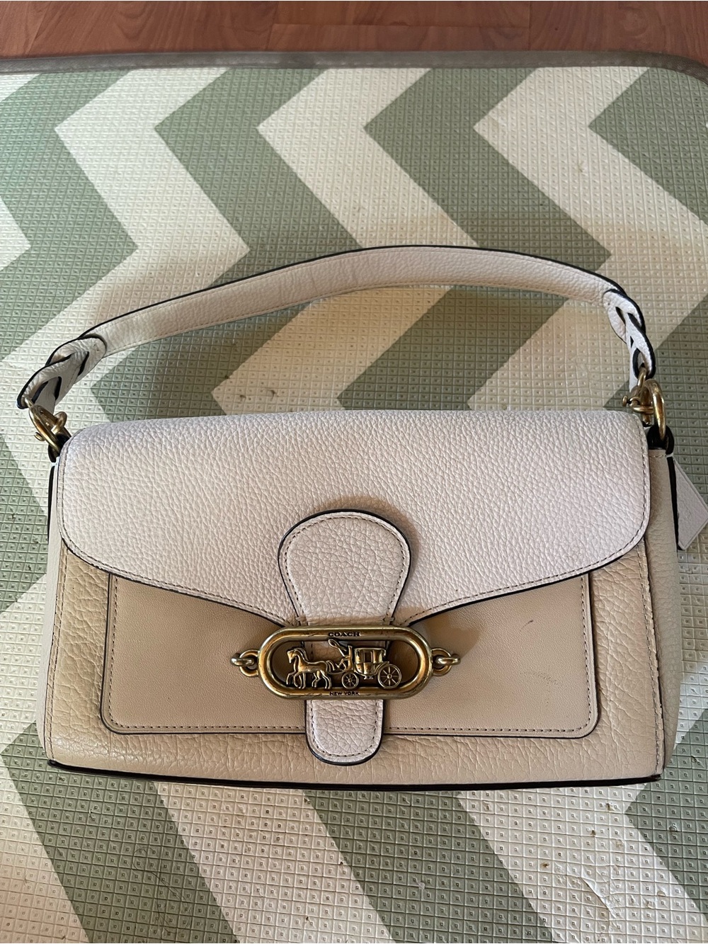 Coach Jade Leather Shoulder Bag